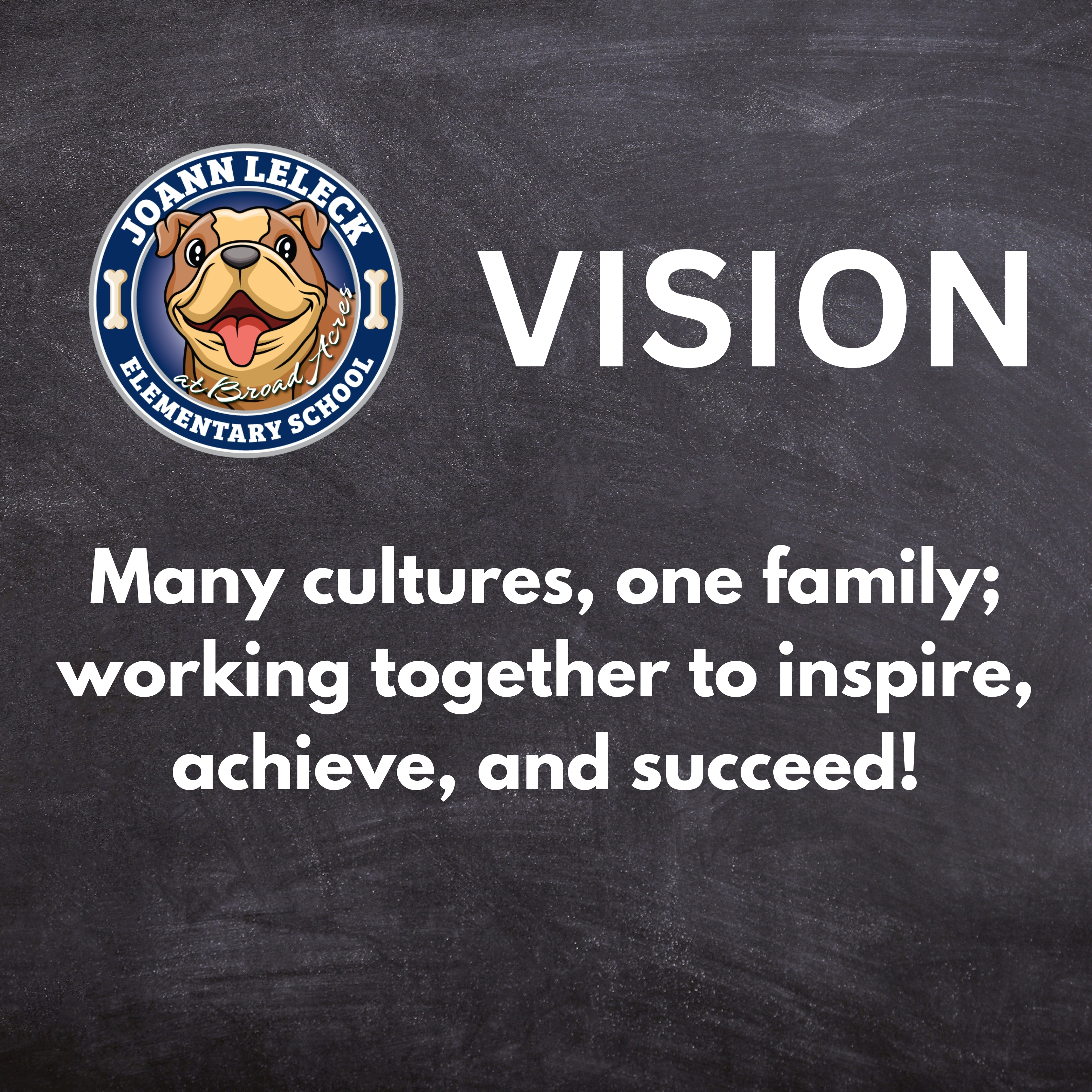 This is the vision of our school. 