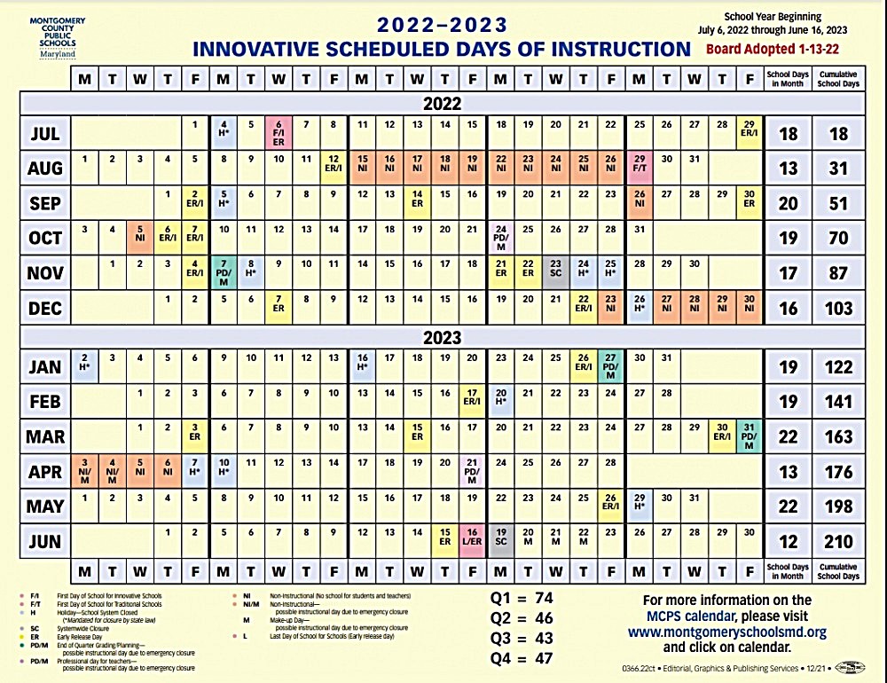 ISC Calendar 2023