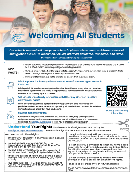 MCPS Student and Families Immigration Supports