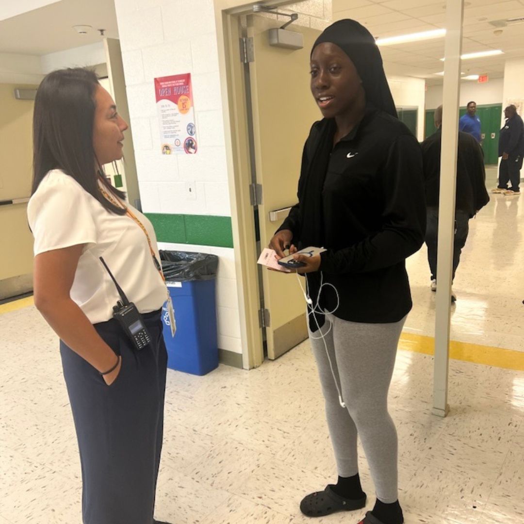 Karla with student.jpg