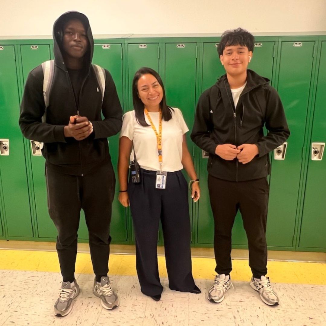 Karla with two students.jpg