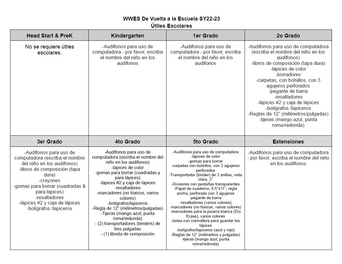 WWES Student Supply List - Espanol.jpg